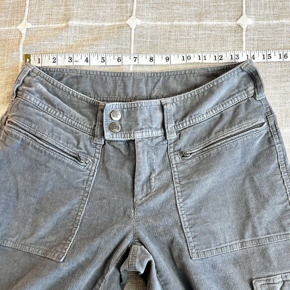 The North Face Gray Corduroy Wide Leg Pants Y2K Vintage Women’s 4 - Picture 5 of 7